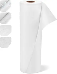 White Medium Weight Fusible Interfacing for Sewing,11.6" X 30yd Iron On Interfacing, Polyester Single-Sided Fusible Fabric for Sewing Supplies DIY Crafts