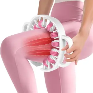 Manual massage tool, a helpful tool for yoga exercises, provides quick results for use on hands and legs.