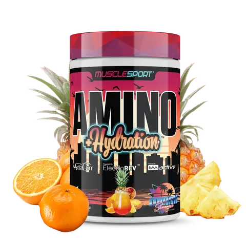 Musclesport Amino + Hydration™ Essential Amino Acid Fitness Supplement 360 Grams for Muscle Recovery Endurance & Hydration