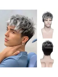 Men's to Synthetic Wig, High-Quality Wig for Various Occasions, Easy to Style, Perfect Gift for Father's Day, Halloween, Christmas
