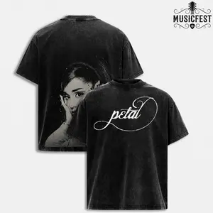 ArianaPetal 2026 NewFace Album Heavy Metal Graphic T-Shirt Washed , Eternal Sunshine Queen Music Graphic Hoodie, Pop Music Tee with Mexico Style
