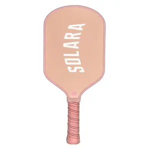 Gum Pickleball Paddle - Pink, Soft Handle with Text, Uniform Design, Ideal for Pickleball Play