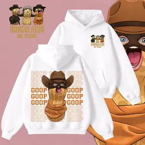 Peanut Bungulator Goop Hoodie – Funny Cowboy Peanut Graphic Hoodie,Goop goo shirt, Outfit Peanut, Unisex Streetwear Pullover, YouTuber Fan Merch, Casual Oversized Hoodie