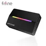 Fifine AmpliGame V3 HDMI to USB Video Capture Card - 1080P 60fps with HDMI Output, Wide Compatibility, Customizable RGB Lighting, Headset Support, for Content Creators, Broadcasting on PC, PS4, Windows, Mac OS, Switch, Xbox