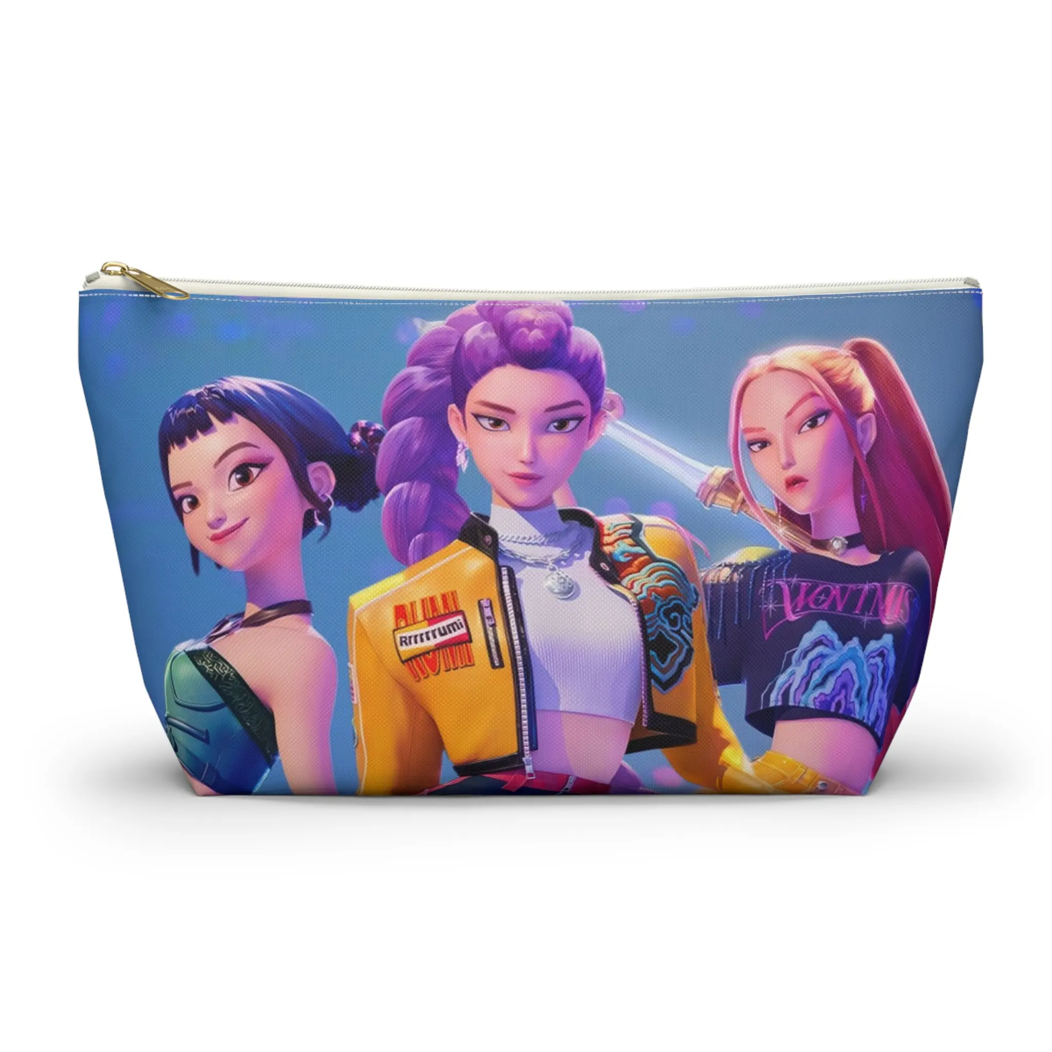 Kpop Travel Pouch, BTS Makeup Bag, Kpop Gift, Kpop Fan Merch, Zipper Pouch, Small Large Accessory Bag