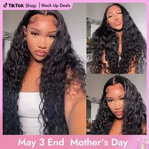 [Summer Essential] Wiggins Hair Glueless Loose Deep Wave Wig Side Part & Middle Part 6*8 Lace Closure Wigs Human Hair With Adjustable Drawstring Ready To Go And 7*4 Wig Pre Plucked 13x4 Lace Front Wigs #tiktokshopstockup #mothersdaygift #WeeklyDeals