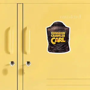 Dungeon Crawler Carl Magnet, Booktok Viral Fantasy Decor, Funny Locker Magnet for LitRPG Fans