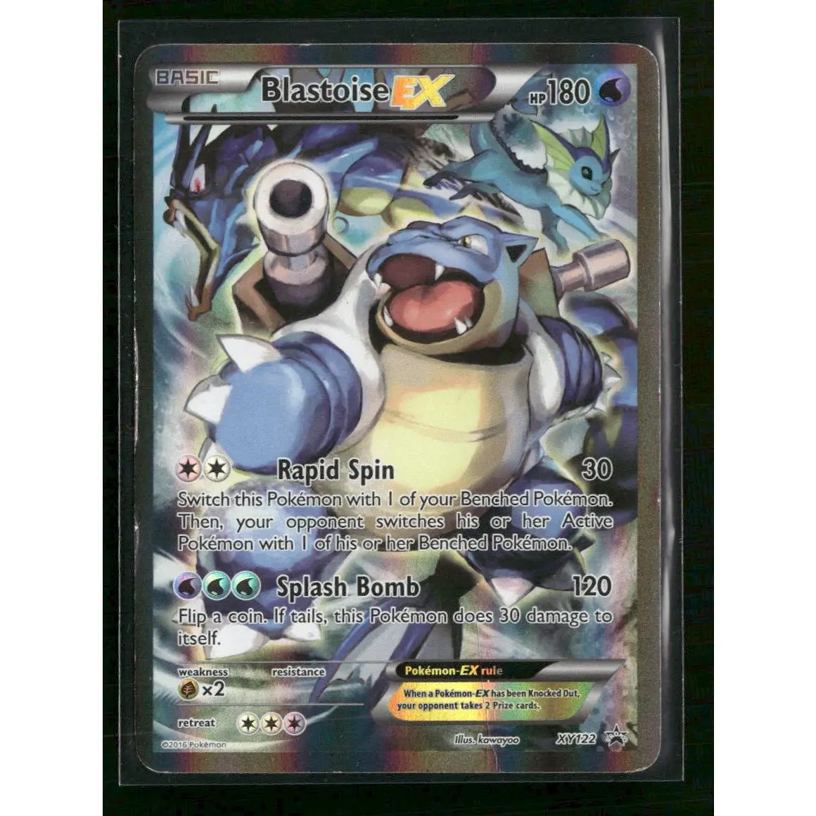 XY Promos Blastoise EX #XY122 Damaged