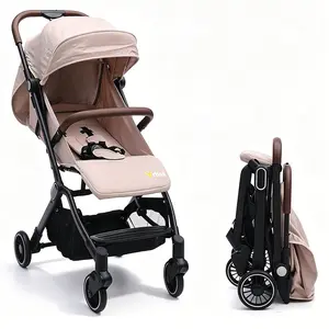 Foldable Stroller, Folds Easily, Lightweight And Portable, Perfect For Babies And Children, A Must-have For Travel, Wide Seat, Reclines To A Lying Position, Adjustable Backrest, Great Gift For Kids