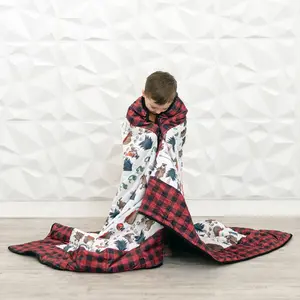 Bear Minkie - Super Soft Sleepover Backpack Blanket