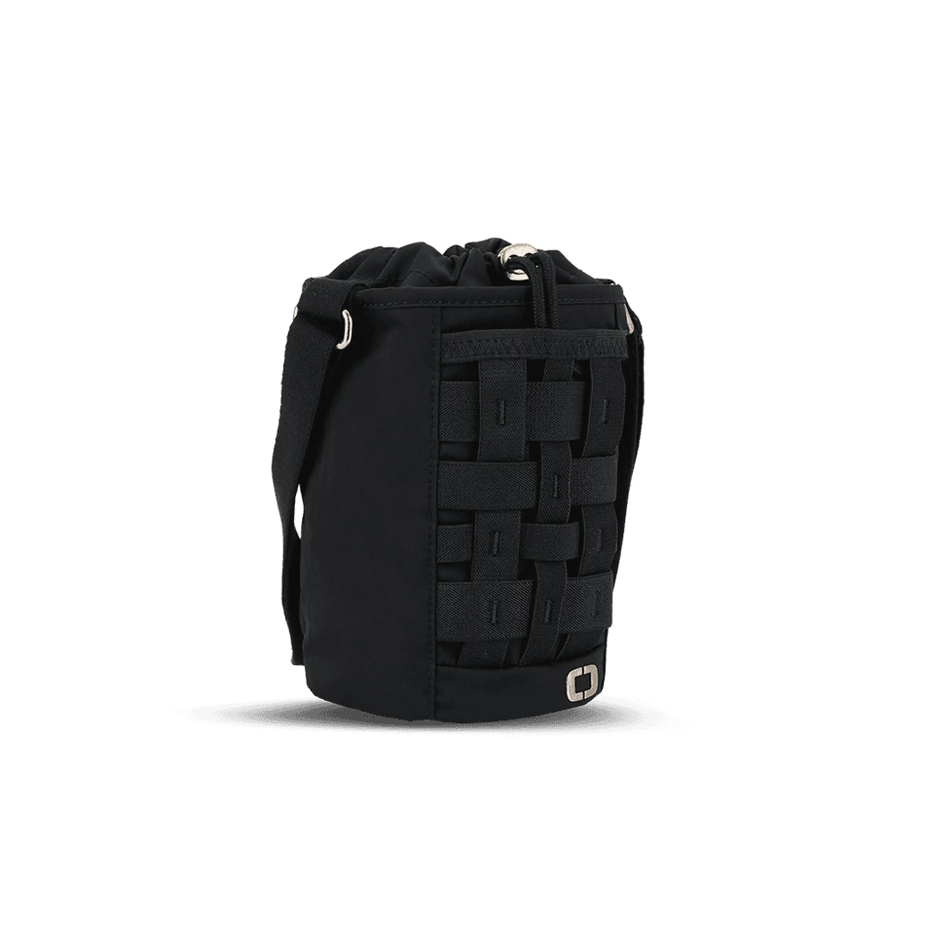 OGIO RISE Portable Bottle Pouch - Black Kitchen & Drinkware Accessory for Adults, 32oz Flask Use, 2.5L Capacity, 4 Pockets, Wallet Stows Zip, Accessible On-the-Go, with Key Clip