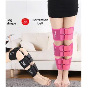 Pretty Corrective Leg Braces Leggings with Adjustable Straps for Men & Women Straight Leg Alignment Support Ideal for Daily Use & Fitness Training