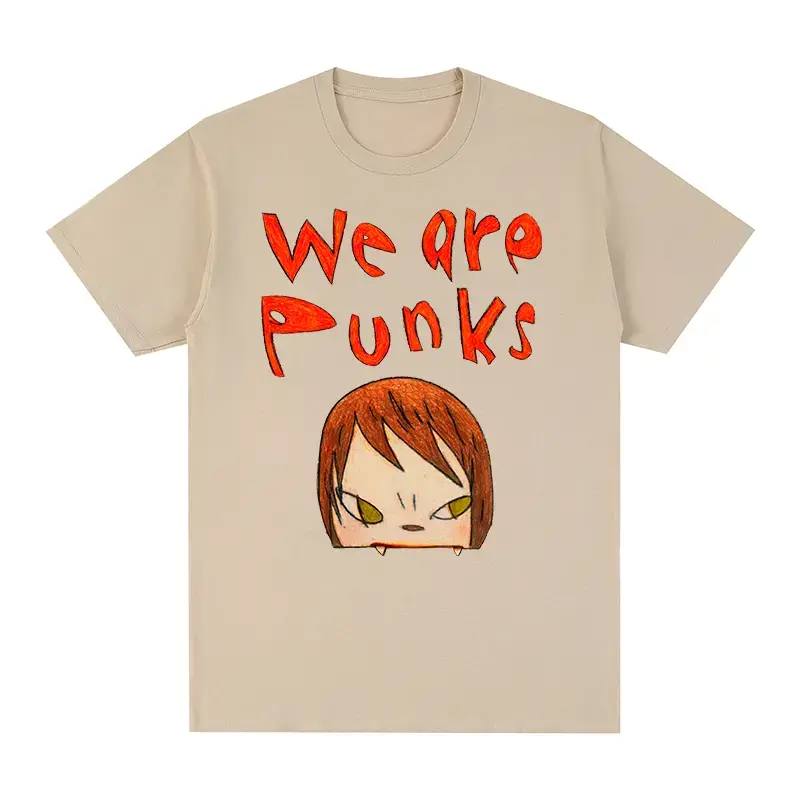 YoshiNara We Are Punks Kawaii Cute Anime Graphic Tee, Cute We Are Punks Anime Unisex T-Shirt, Sweatshirt & Hoodie - Perfect for Anime and Game Fans