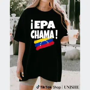 Epa Chama Graphic Venezuelan Flag Tee – 100% Cotton Unisex Shirt