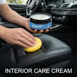 Leather Balm, Car Leather Care Cream, Interior Cleaning Renewal Balm, Quick Refresh, Non-Greasy, DIY Friendly, for Sofa, Car, Plastic Parts, Interior Car Cleaner