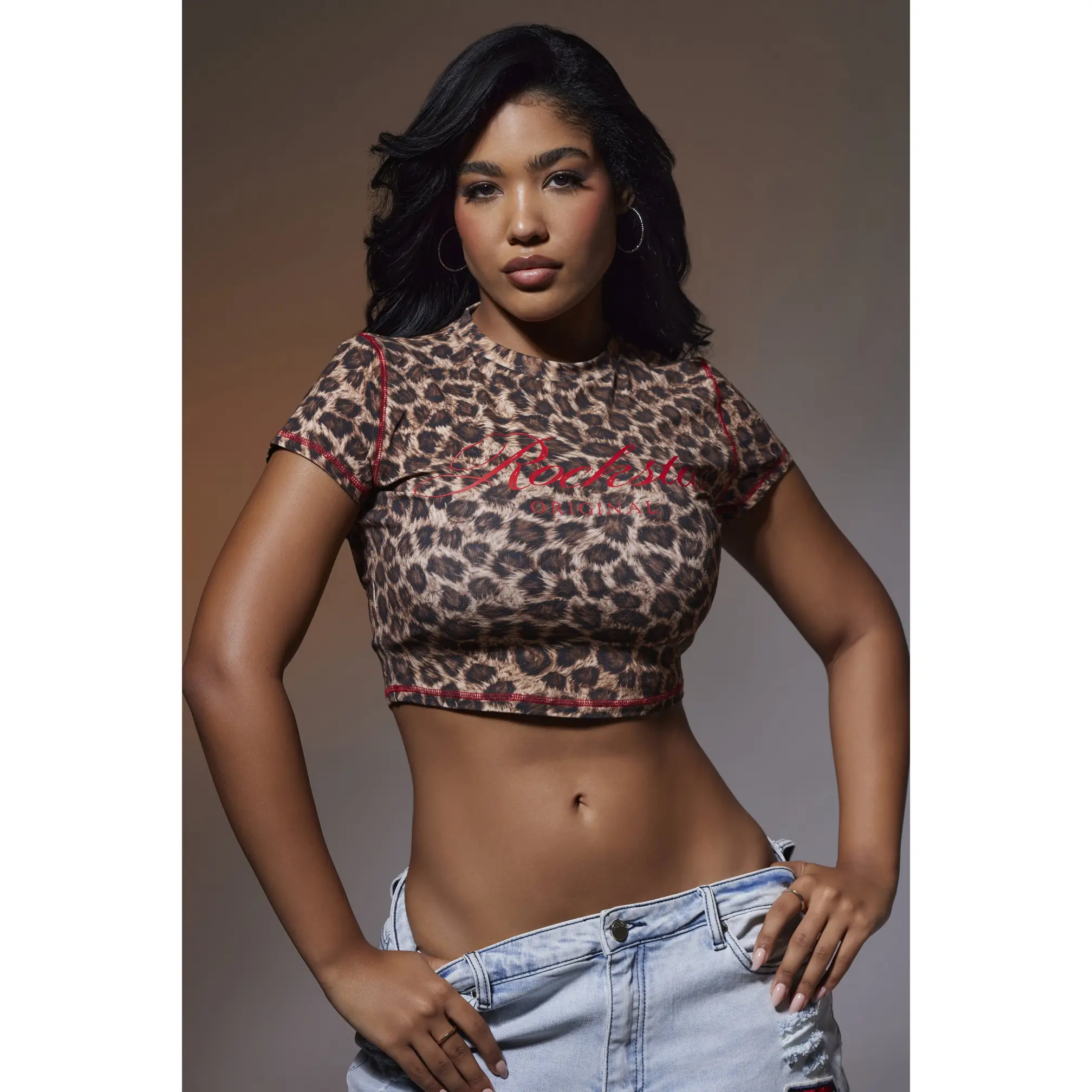 Sharae Cheetah Baby Tee Shirt