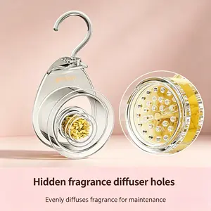 3-Pack Acrylic Scented Purse Hooks, Odor Eliminating & Moisture-Proof Closet Organizer for All Handbags, Space-Saving Wardrobe Storage Hangers