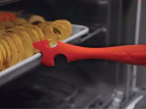 1229 Silicone Oven Rack Push/Pull Tool, Red Kitchen Utensils