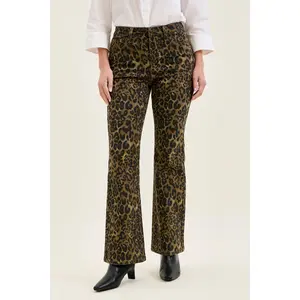 Judy Blue High Waist Leopard Bootcut Denim Jeans 881183