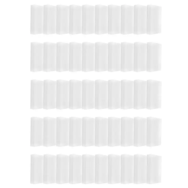 Magic Cleaning Sponges Eraser, Household Sponge Eraser Cleaner Foam for Kitchen, Furniture, Car, Leather (50 Pack)
