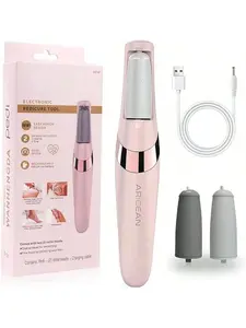 Gift for mom,Remover Foot Skin Care , Pedicure Kit Pedicure Tool Electric Foot File For Feet Dead Hard Cracked Dry Skin Pedicure Tool -Gifts Valentine Day Gifts Pink Cute St Patrick Day Electronic Foot Files Exfolate Water Proof