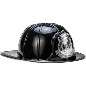 Deluxe Firefighter Helmet for Adults - Authentic Fire Chief Hat Design - Made from Sturdy Plastic