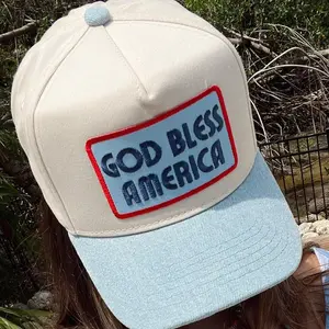 KenzKustomz God Bless America - Vintage Trucker Hat