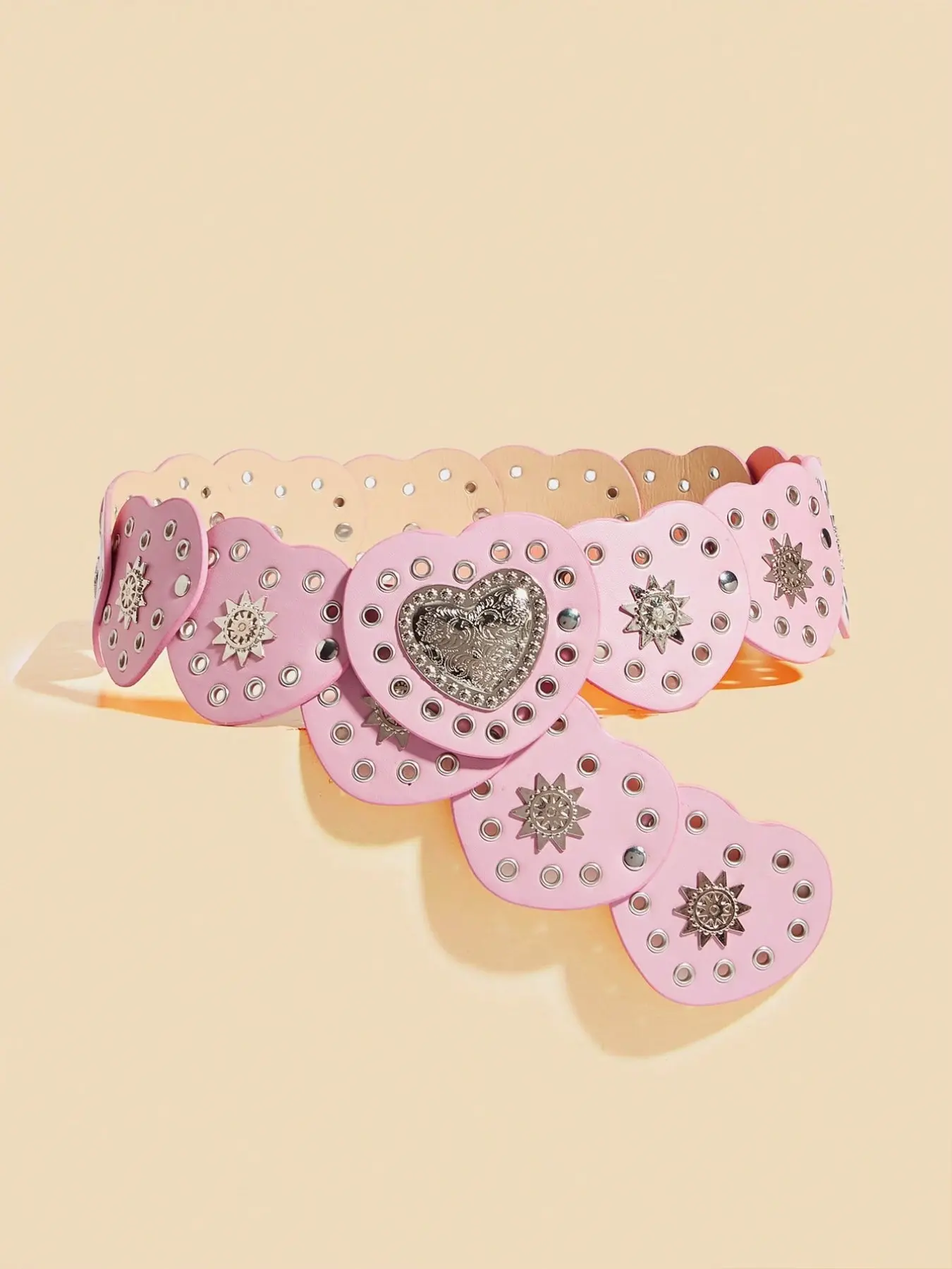 Heart Patchwork Wide Belt for Women, Cute Boho Y2K Style, Rhinestone Belt, Fashion Belt, Cute Belts, Perfect for Shirts, Dresses, Jeans, Parties, Music Festivals, Dates
