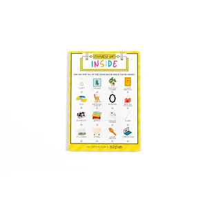 Inside Scavenger Hunt Playtime Pads for Pretend Play 5"x7" Notepad with 50 Sheets for Kids' Imagination Made in the USA