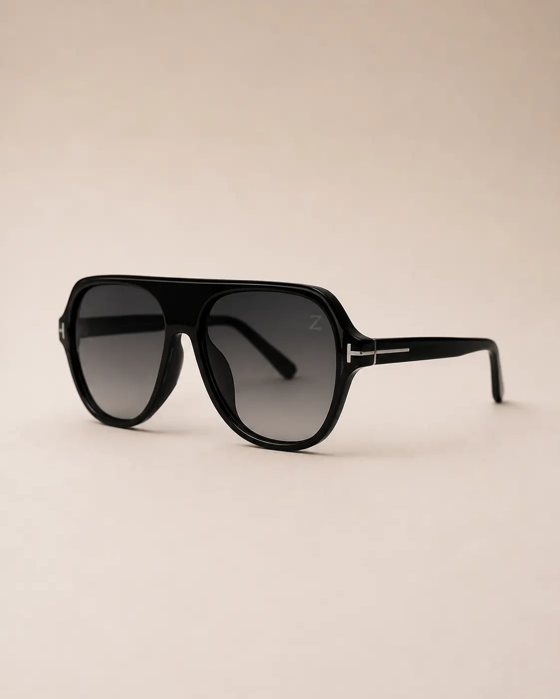 Black carrera style Premium Square Sunglasses