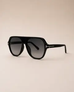 Black carrera style Premium Square Sunglasses