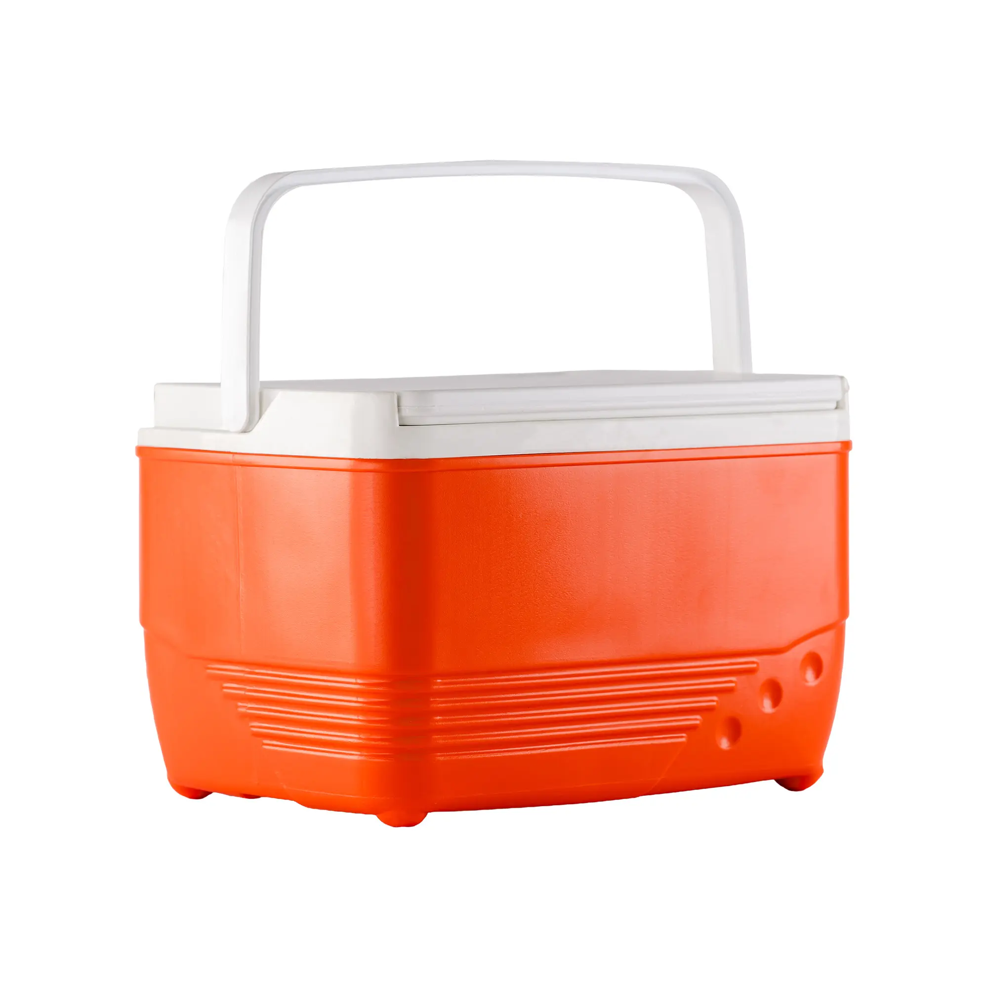 Small Cooler 13.2 Qt Insulated Ice Cooler Portable Ice Box Heavy Duty Small Ice Chest for Camping, Tailgating, Beach, Picnic, Groceries, Lunch, & More Orange
