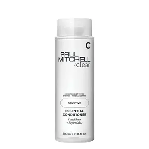 Paul Mitchell Clear Essential Conditioner - Sensitive Formula 300ml, Dermatologist Tested, Dye & Fragrance Free, Gentle Daily Use Haircare Cleanser