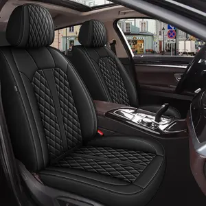 Full Set 2/5 Seat Covers for Nissan Murano 2011-2026 - Airbag Compatible Waterproof Faux Leather, Non-Slip Easy Install, Stain Resistant Auto Interior Protectors