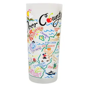 Door County Drinking Glass
