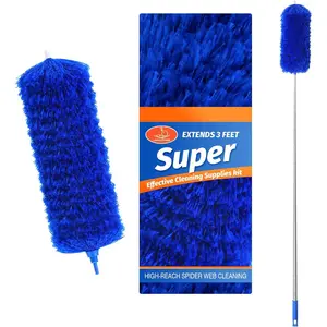 Microfiber  Duster with Bendable , Dusters for Cleaning, Extendable Microfiber Duster, Long Reach Dusting Tool for High Ceilings, Ceiling Fans, Blinds, Cobweb
