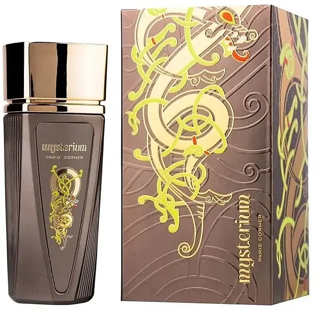Paris Corner Mysterium Unisex 100ml EDP - New Launch Gourmand Oriental Men's Fragrance, Fruity Liquid Scent with Passionfruit, Citrus, Rose & Warm Sandalwood Blend, Oriental Wood, Men's Cologne, Cologne