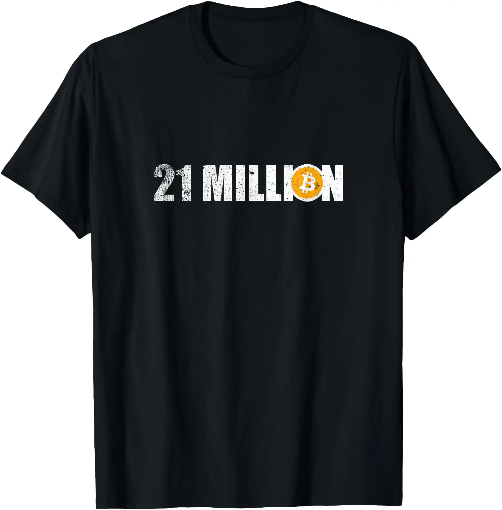 21 Million Bitcoin Crypto HODL BTC Unisex T-Shirt Cotton Menswear Man Classic