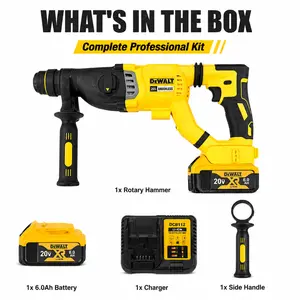 **DeWalt DCH273 20V MAX XR SDS Plus Rotary Hammer: Heavy-Duty Concrete Drilling, Chipping, and Scaling for Professional Construction and Demolition Sites**