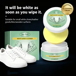 All-in-One Leather & Sneaker Cleaner – Jue Fish No-Wash White Shoe Cleaning Paste