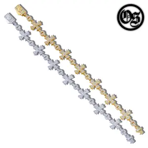 OTHERSIDE Chrome Crystal Bracelets - Silver & Gold