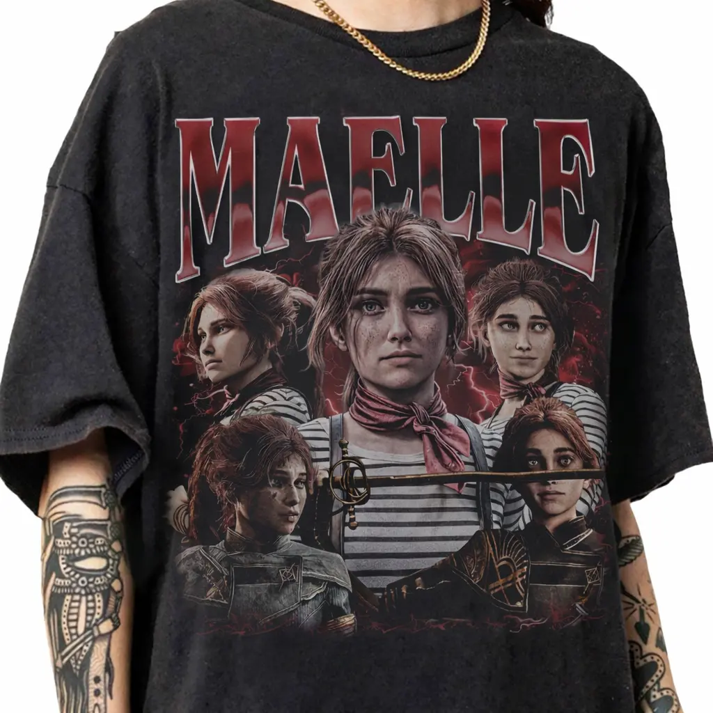 Vintage 90s Graphic Style Maelle T-shirt Gift For Fan