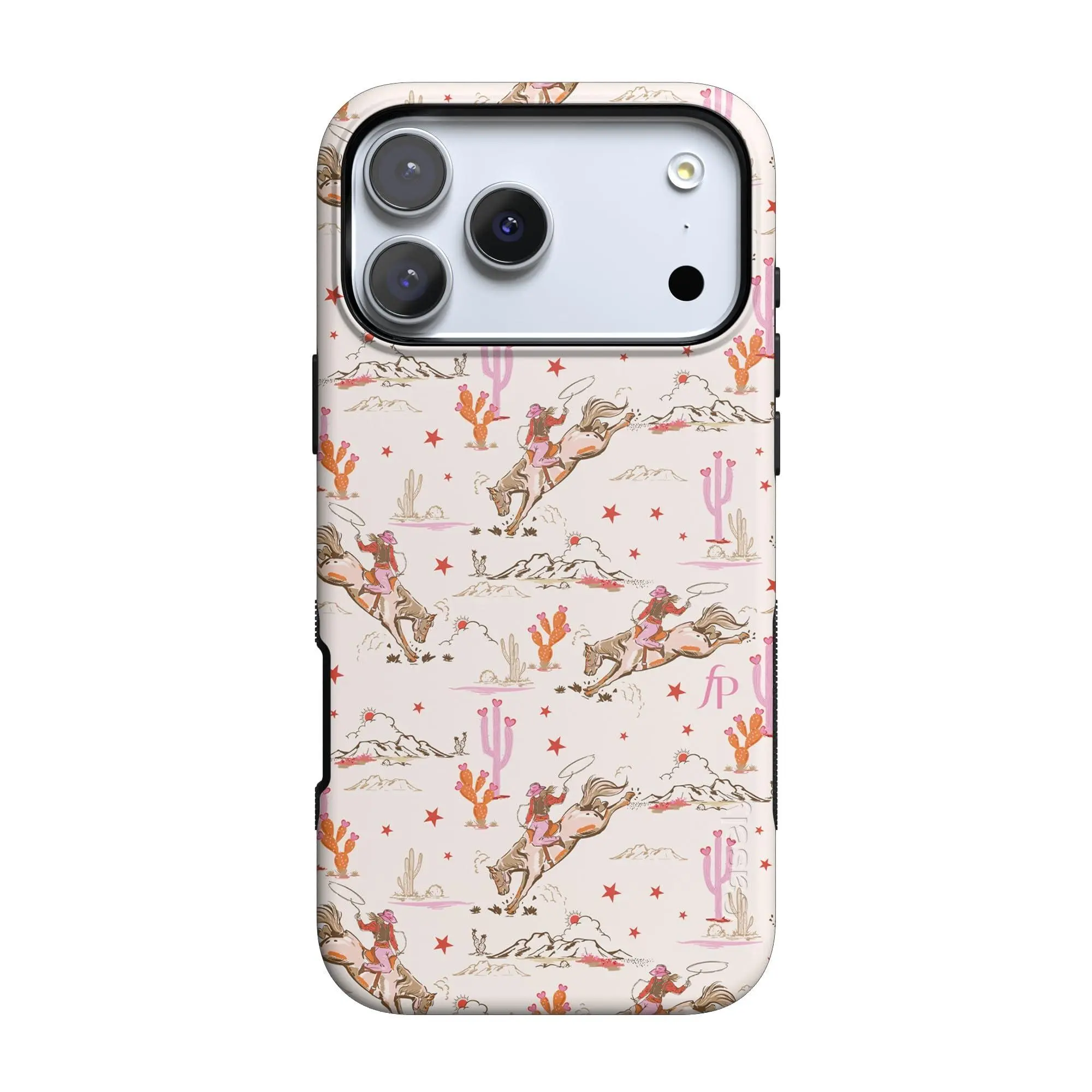 Casely iPhone 17 Pro Case | FashionPass x Casely | Cowgirl Canyon | Bold Protective Design | Compatible with MagSafe