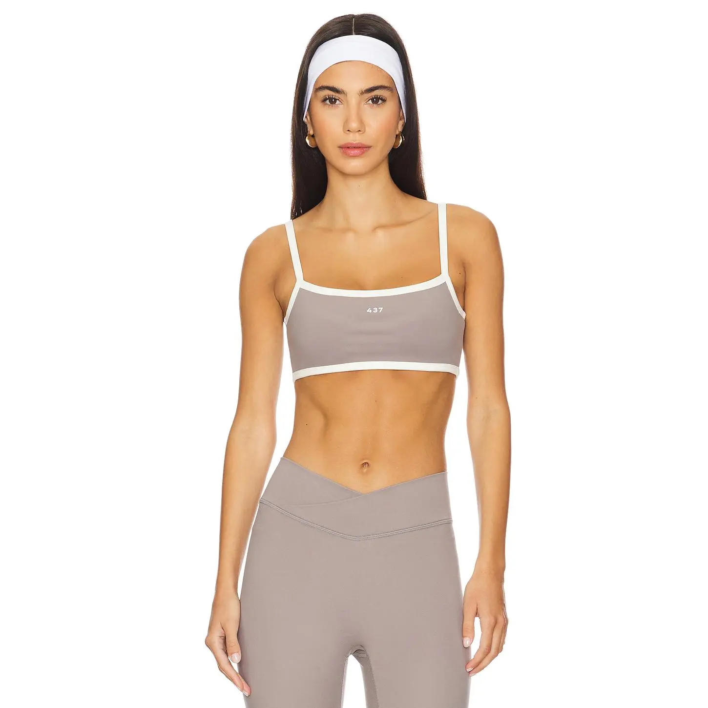 437 Active The  Micro Bra in Clay Mask & Creme