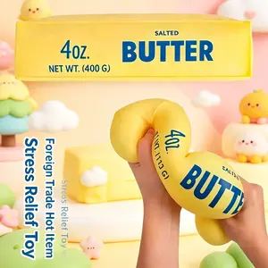 Ultra Soft Slow Rise Butter Bar Squishy Toy, Stress Relief Fidgeting Tool for Kids, Anxiety & ADHD Sensory Play, Classic Novelty Hobby Collectible Desk Gift