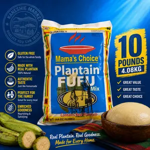 Mama’s Choice Plantain Fufu Flour (Big Bag, 10 lb)