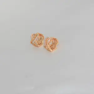Infinity Huggies Hoops - Everyday Minimalist Small Earrings for her
