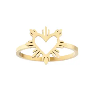 Sinta Filipino Heart Sun Ring - Every Filipino pride stacking Ring