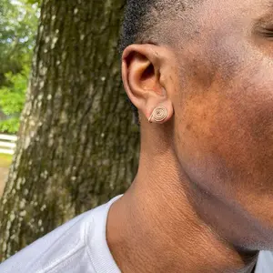 Spiral Flow Ear Cuffs Copper Ear Cuffs for Men and Women Fashionable and Comfortable Earrings