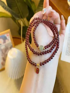 Good Luck Garnet Wrap: Authentic Red Crystals for Vitality
